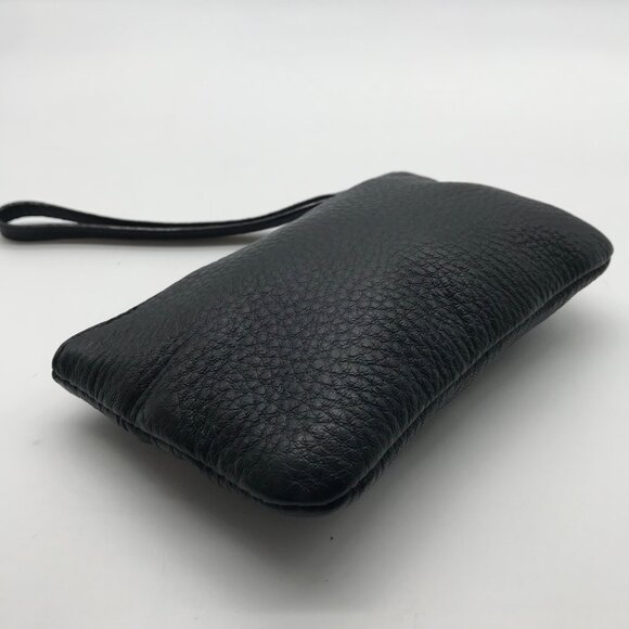 Kate Spade Black Pebbled Leather Cobble Hill Bee Wristlet - Picture 8 of 10